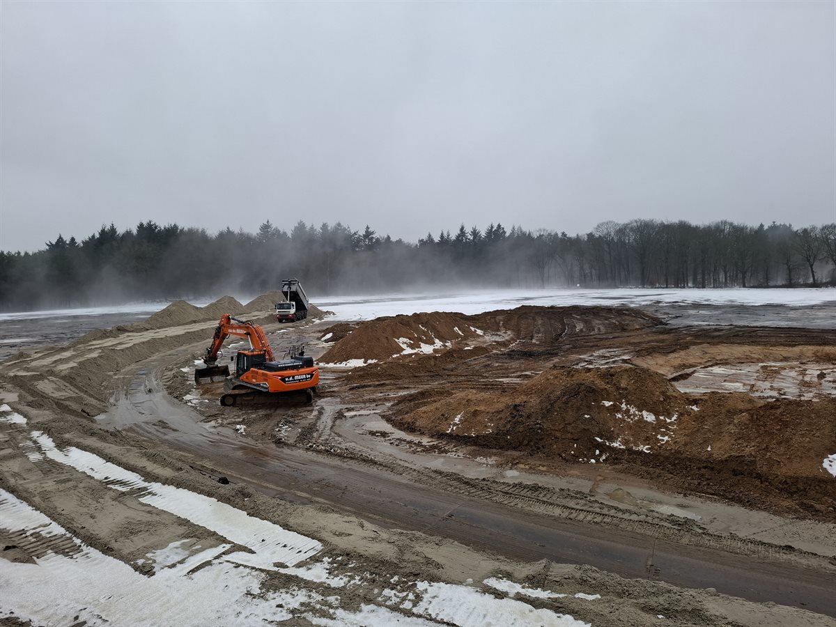 extra zand voor de stuifduin
