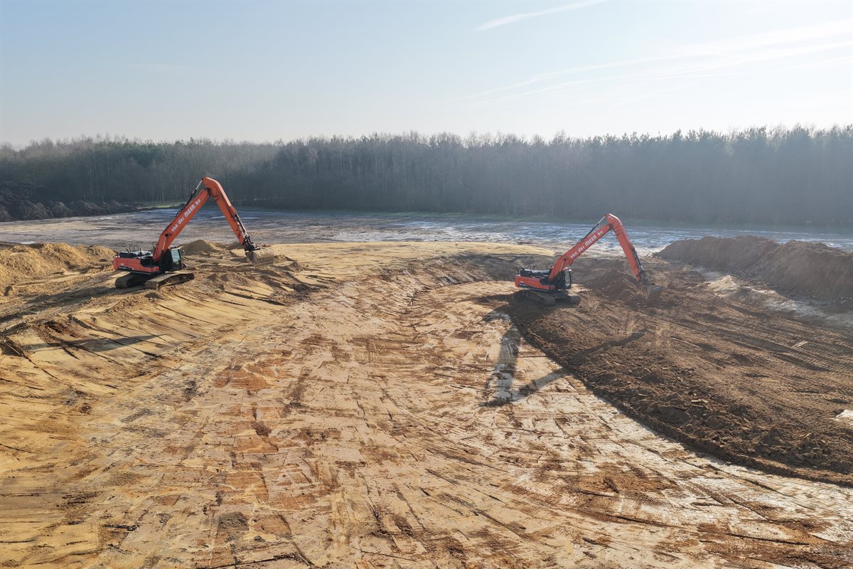 keileem terug in poel voor waterdichtheid