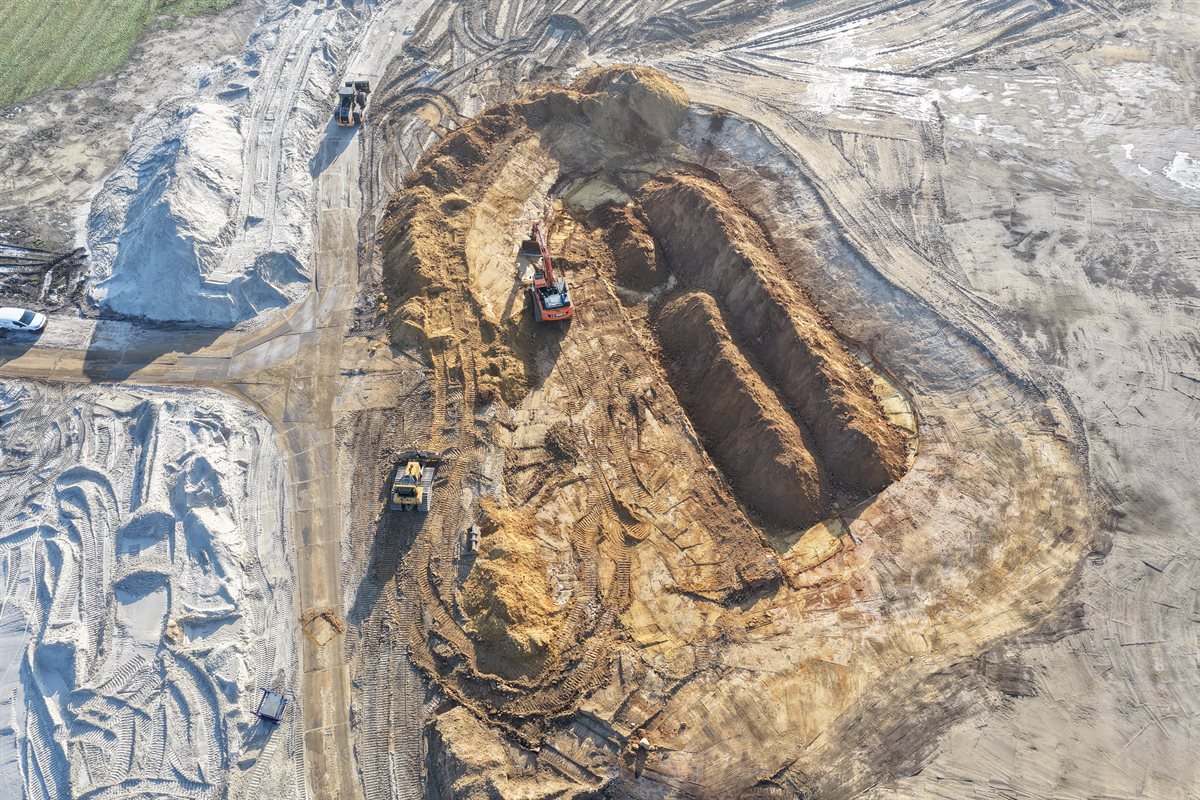 stuifduinen van bovenaf